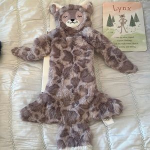 Slumberkins Lynx in Silken Spotted Lavender from Valentine’s Day 2022. NIB/NWT.